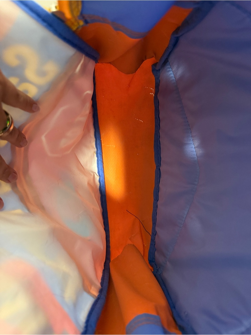 Blippi Safety First Kids Backpack - Yellow Blue Red - Picture 5 of 7